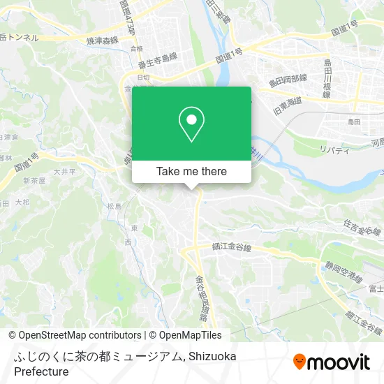 ふじのくに茶の都ミュージアム map