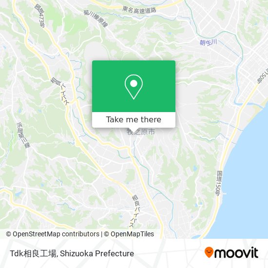 Tdk相良工場 map