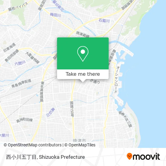 Nishi Ogawa 5-Chome map