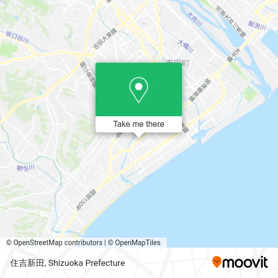 Sumiyoshi Shinden map