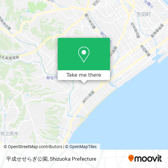 平成せせらぎ公園 map