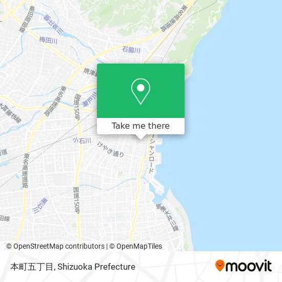 Honmachi 5-chome map