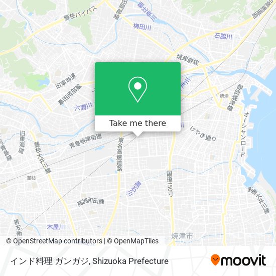 インド料理 ガンガジ map