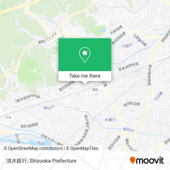 Shimizu Bank map