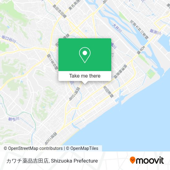 カワチ薬品吉田店 map