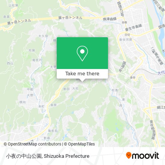 小夜の中山公園 map