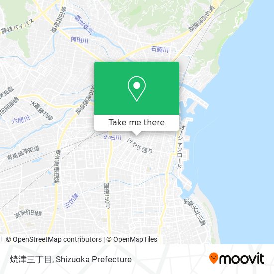 焼津三丁目 map
