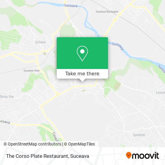 The Corso Plate Restaurant map