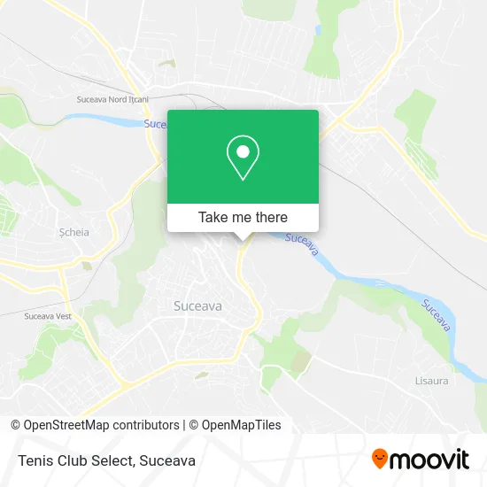 Tenis Club Select map
