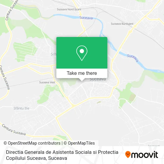 Directia Generala de Asistenta Sociala si Protectia Copilului Suceava map