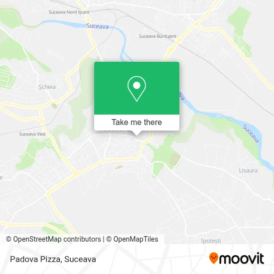 Padova Pizza map