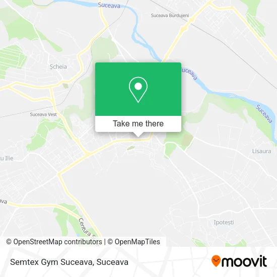 Semtex Gym Suceava map