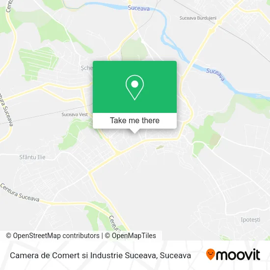 Camera de Comert si Industrie Suceava map
