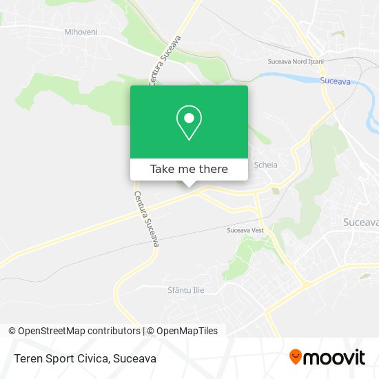 Teren Sport Civica map