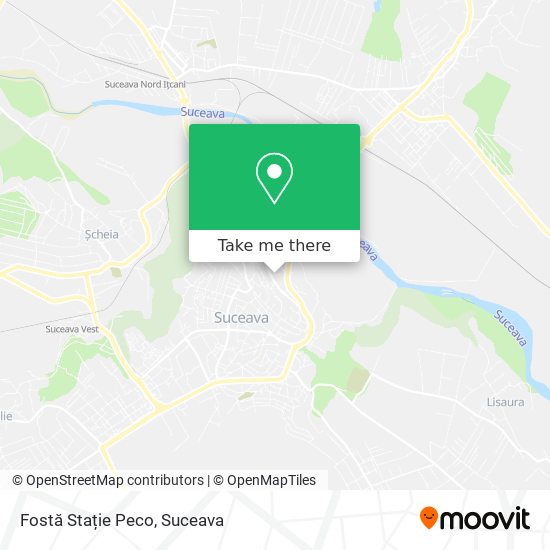 Fostă Stație Peco map