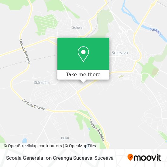 Scoala Generala Ion Creanga Suceava map