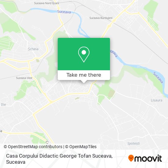 Casa Corpului Didactic George Tofan Suceava map