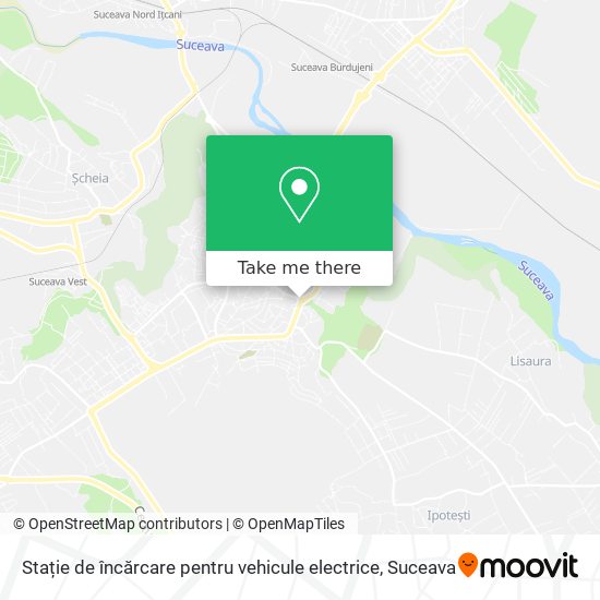 Stație de încărcare pentru vehicule electrice map