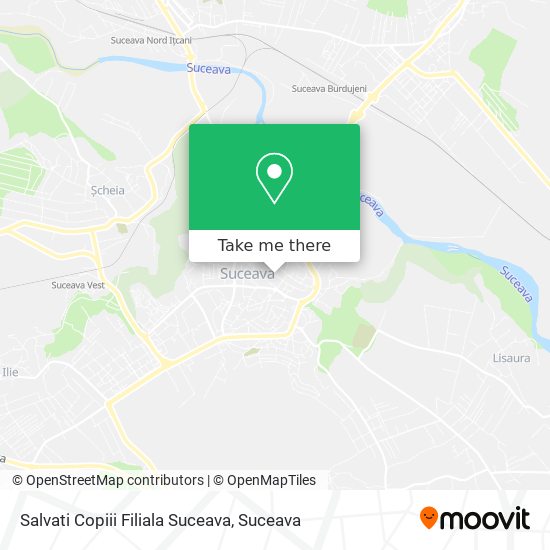 Salvati Copiii Filiala Suceava map