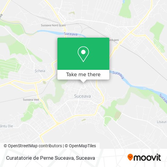 Curatatorie de Perne Suceava map