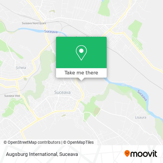 Augsburg International map