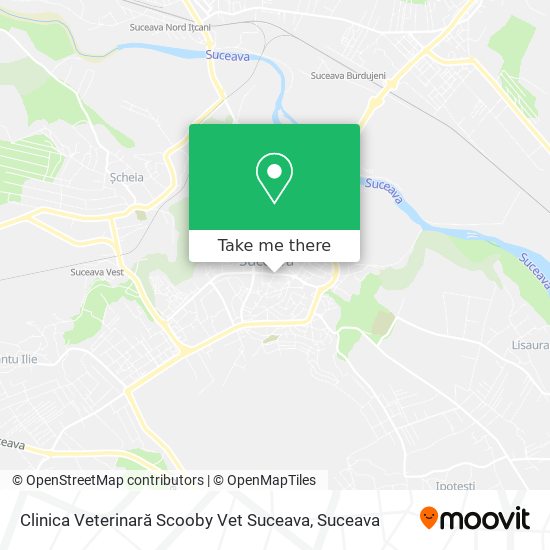 Clinica Veterinară Scooby Vet Suceava map