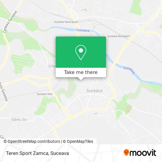 Teren Sport Zamca map