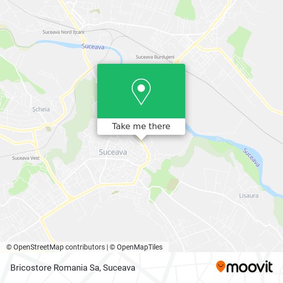 Bricostore Romania Sa map