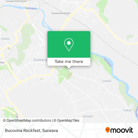 Bucovina Rockfest map