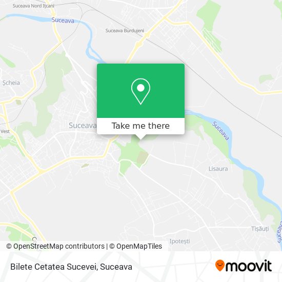 Bilete Cetatea Sucevei map