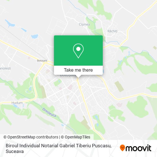 Biroul Individual Notarial Gabriel Tiberiu Puscasu map