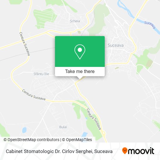 Cabinet Stomatologic Dr. Cirlov Serghei map