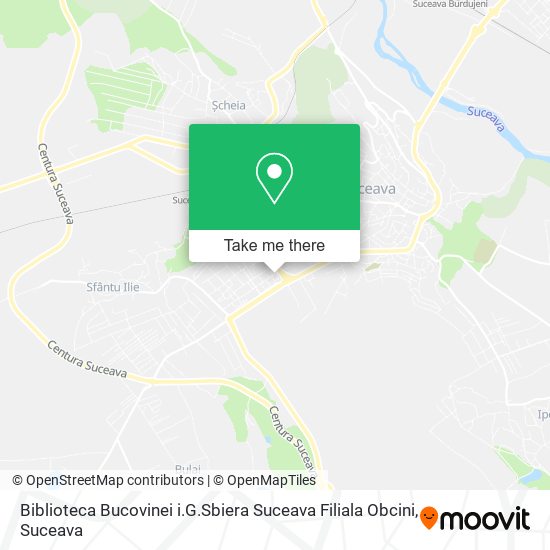 Biblioteca Bucovinei i.G.Sbiera Suceava Filiala Obcini map