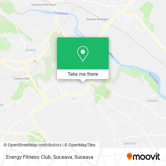 Energy Fitness Club, Suceava map