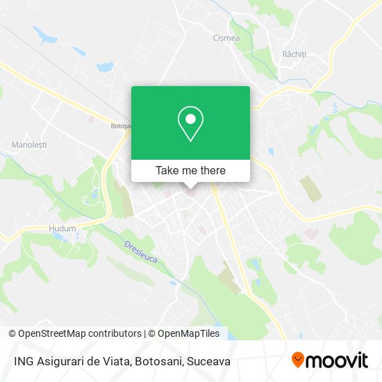 ING Asigurari de Viata, Botosani map