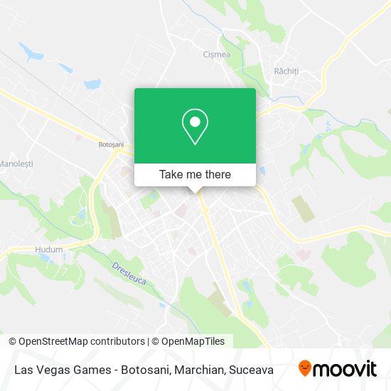 Las Vegas Games - Botosani, Marchian map