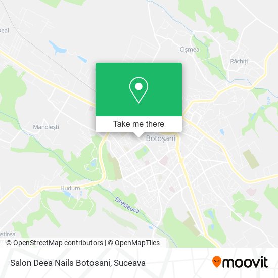 Salon Deea Nails Botosani map