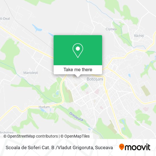Scoala de Soferi Cat. B /Vladut Grigoruta map