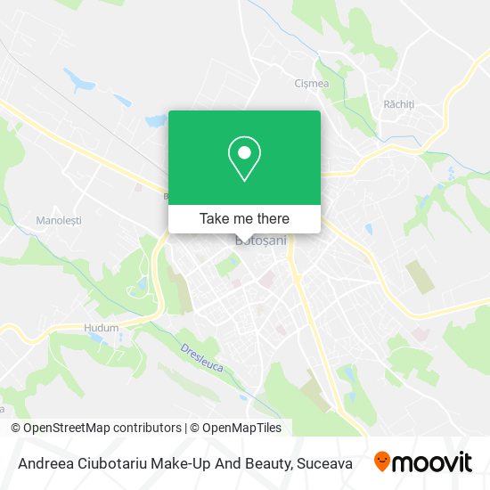 Andreea Ciubotariu Make-Up And Beauty map