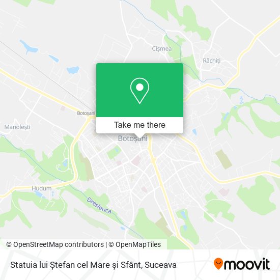 Statuia lui Ștefan cel Mare și Sfânt map