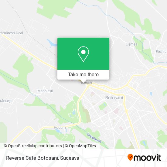 Reverse Cafe Botosani map