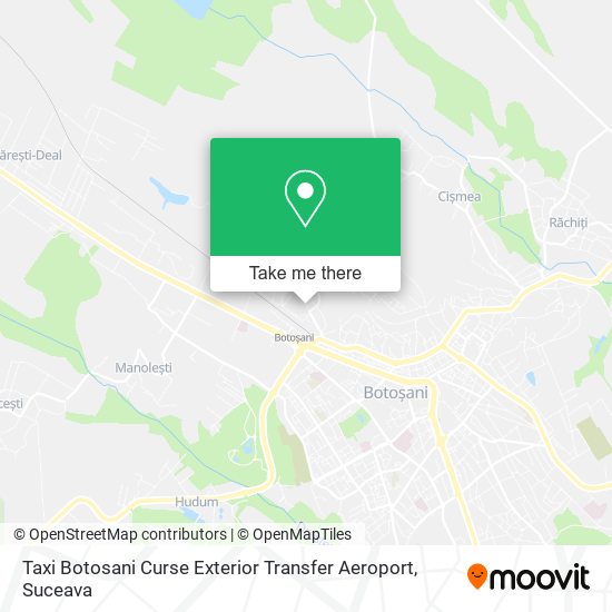 Taxi Botosani Curse Exterior Transfer Aeroport map