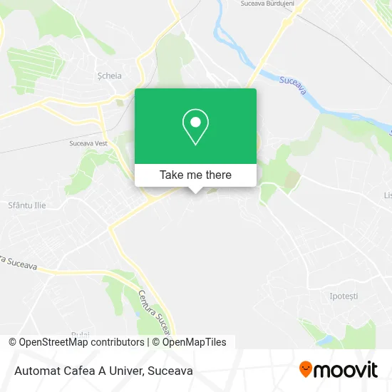 Automat Cafea A Univer map