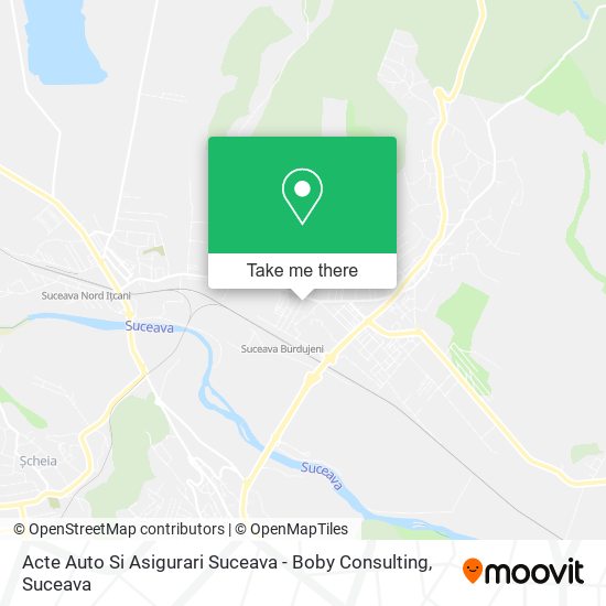 Acte Auto Si Asigurari Suceava - Boby Consulting map