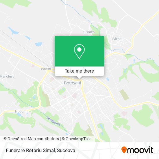 Funerare Rotariu Simal map