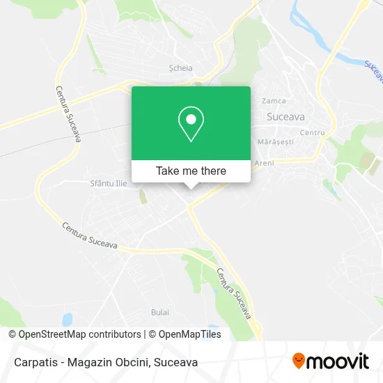 Carpatis - Magazin Obcini map