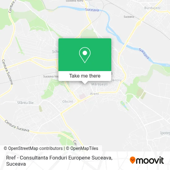 Rref - Consultanta Fonduri Europene Suceava map