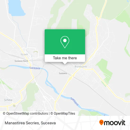 Manastirea Secries map