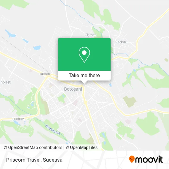 Priscom Travel map