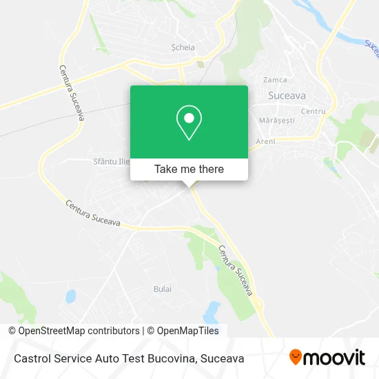 Castrol Service Auto Test Bucovina map